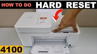 HP DeskJet 4100 Hard Reset - Fix Many Printer Problems 