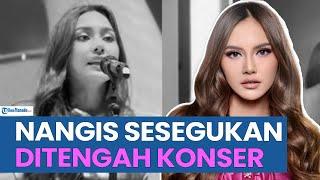 MAHALINI NANGIS SESEGUKAN DI TENGAH KONSERBANJIR HUJATAN KARENA OPLAS