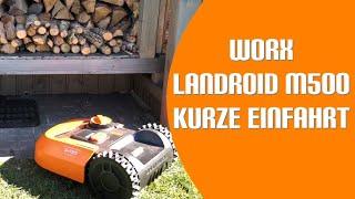 WORX Landroid M500 WR141E einparken auf engstem Raum