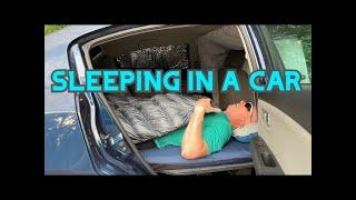 CAR CAMPER CONVERSION - SLEEPING IN A NISSAN SENTRA SEDAN