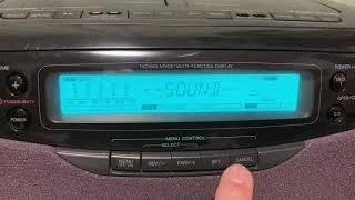 Panasonic　ＣＤ　Ｗラジカセ　RX-DT901　バブルラジカセ