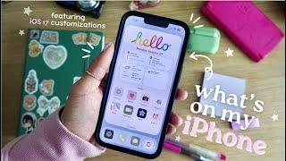 My AESTHETIC and FUNCTIONAL iPhone setup   the best iOS 17 widgets and customizations