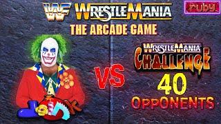 WWF WrestleMania The Arcade Game Royal Rumble Edition. Doink vs. 40 Opponents CPU