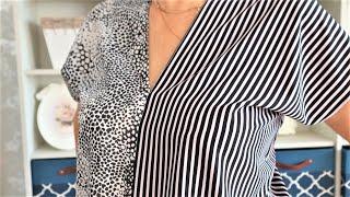 Comfortable summer blouse in 15 minutes without a pattern