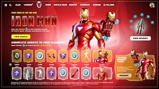 FREE SKINS for EVERYONE Fortnite Iron Man Event Pass