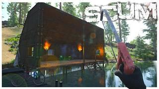 Epic Getaway Build in SCUM’s Most Stunning Spot Survival E3