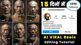 Viral AI Video Editing Tutorial  How To Make Videos Using AI  Instagram Trending Reels Editing
