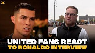 Man United fans react to Cristiano Ronaldos interview with Piers Morgan