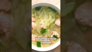 Vietnamese Opo Squash and Shrimp Soup Canh Bầu Tôm #vietnamesecuisine #soup #vietnamesefood