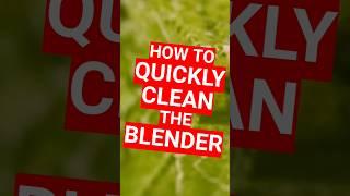 One simple tip for a clean blender in seconds #shorts #cleaning