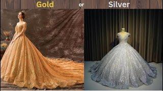 Pick One Gold vs Silver Fashion lifestyle etc
