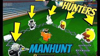 roblox Jailbreak MANHUNT VS 6 HUNTERS