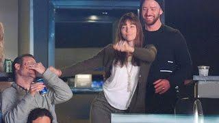 Justin Timberlake Adorably Dances with Jessica Biel at Grizzlies Game