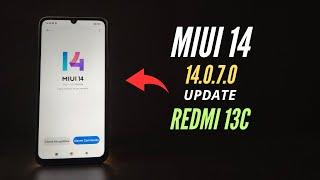 Xiaomi Redmi 13C  System Update  MiUi 14 14.0.7.0  Android 14 