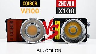 COLBOR W100 vs Zhiyun Molus x100  CX100 Review  Best Smallest 100W COB BI COLOR LIGHT