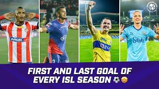 From First Kick to Final Whistle Seasons First and Last Goals  #ISL