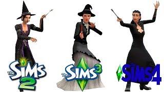 Sims 2 vs Sims 3 vs Sims 4  Witch  Spellcaster