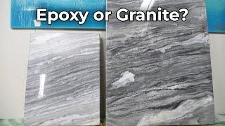 Matching Real Granite with Stone Coat Epoxy Rate it 110