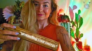 Reiki ASMR  grounding your energy bringing you back to the present  living in the moment