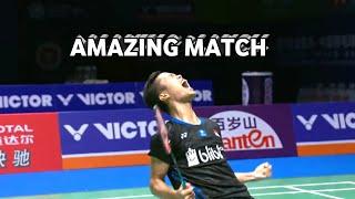 Badminton Highlights Anthony Sinisuka Ginting vs Kento Momota  FINAL CHINA OPEN 2018