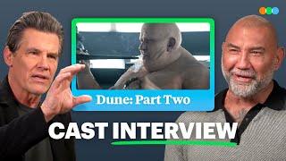 Dune Part Two interview with Josh Brolin Dave Bautista and Stellan Skarsgård