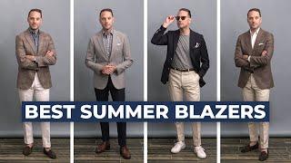 5 Best Mens Summer Season Blazers  Summer Sport Coat Outfit Ideas