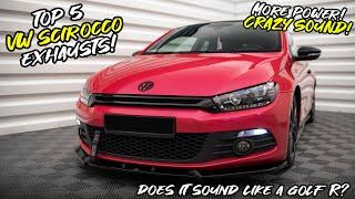 Top 5 Volkswagen Scirocco R - 2.0 TSI Exhausts 2022