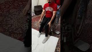 نحوه سوار شدن ویلچر معلول ضایعه نخاعی هستم