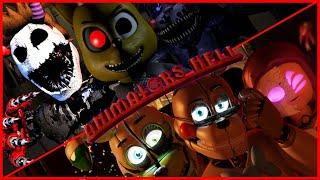 ANIMATORS HELL DEMO 1 2018 & DEMO 2 CHARACTERS VOICE LINES COMPARISION  FNaF Animators Hell
