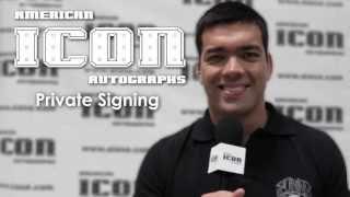 Lyoto Machida Signing for American Icon Autographs June 8 2013