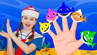 Baby Shark  Finger Family - Learns Colors & More Childrens Songs and Nursery Rhymes
