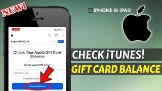 How to Check iTunes Gift Card Balance on iPhone & iPad?