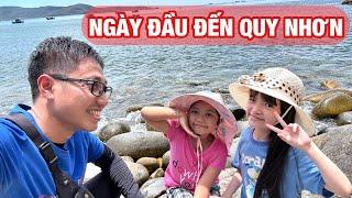 Ngày đầu đến Quy Nhơn bằng tàu hỏa đưa đại gia đình Vlog Ngoài đường piste đến Gềnh Ráng Tiên Sa