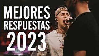 Las MEJORES RESPUESTAS del AÑO 2023  Batallas De Gallos Freestyle Rap