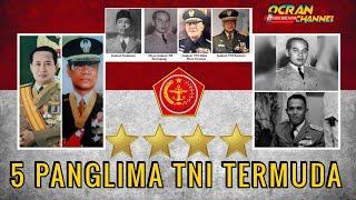 5 Jenderal Termuda Sepanjang Sejarah Indonesia yang Pernah Menjadi Panglima TNI #panglimatni #kasad