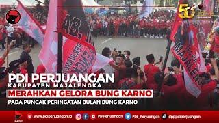 DPC PDI Perjuangan Kabupaten Majalengka Merahkan Gelora Bung Karno 24 Juni 2023