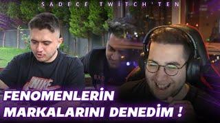 ERAY - MERTCAN BAHAR FENOMENLERİN MARKALARINI DENEDİM  İZLİYOR