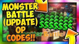 *1* NEW CODE Monster Battle Roblox