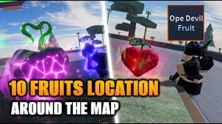 AUT All 10 Devil Fruit Location in A Universal Time  Roblox