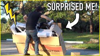 Surprisingly FUN e-bike Unboxing AddMotor M-81 fat tire cargo e-bike