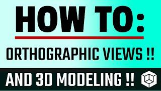 #4 - NON VR VERSION - AutoCAD 2021 Orthographic Isometric Tutorials