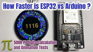 ESP32 vs Arduino Nano Battle of Performance – PI Digits & OLED Animation