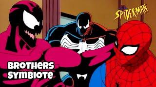 Venom & Carnage take on Spider-Man & War Machine  Spider-Man The Animated Series HD