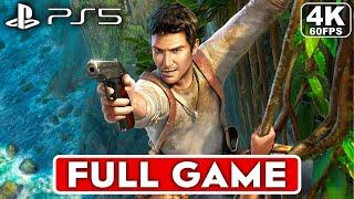 UNCHARTED 1 DRAKES FORTUNE Gameplay Walkthrough FULL GAME 4K 60FPS PS5 - No Commentary