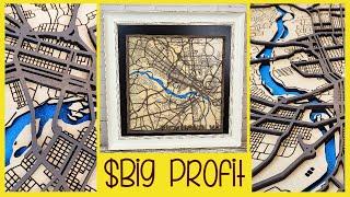 Make BIG Money – How to Make the Easiest 3D Laser Cut Map