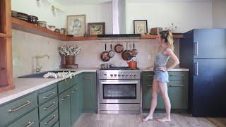 DIY Small Kitchen Remodel  Before and After Kitchen Makeover