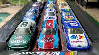 124 NASCAR DIECAST TREADMILL RACE  QUALIFYING