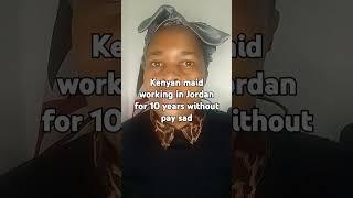 Jordan maid working 10 years without pay
