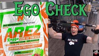 Keep Calm and Love Arez  Arez Slime God of the Gym Pre Workout Review Ntel Nutra