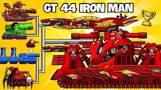 Transformers Tank Hulk vs HulkBuster  Iron Man GT44  Arena Tank